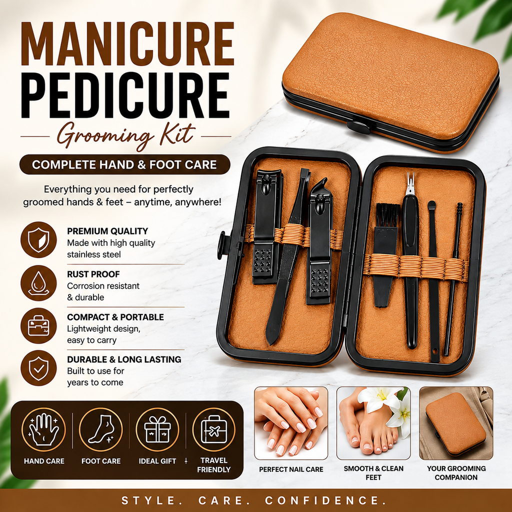 7-Piece Manicure & Pedicure Nail Care Kit
